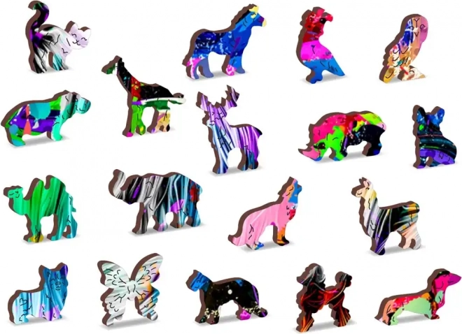 Houten puzzel Pop Art Yorkshire Terrier van Wooden City