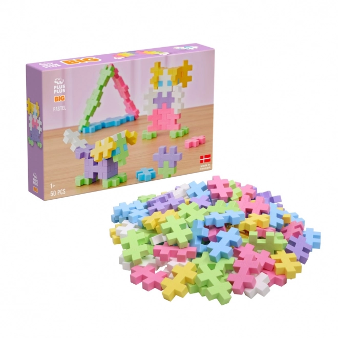 Kreatives Bauset Plus-Plus BIG Pastel für Kinder