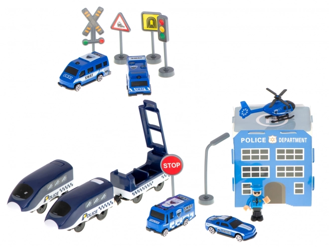 Kindertreinenbaan - politie