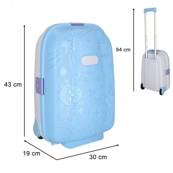 Kinderreiskoffer met LED-wielen