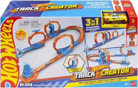 Hot Wheels Track Creator Slot Car Track – Triple Loops