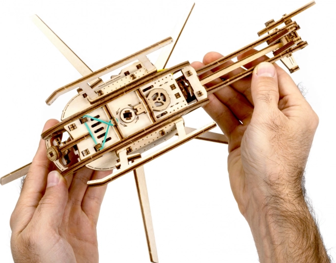 Houten 3D-puzzel helikopter