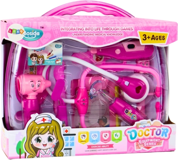 Praktisch roze koffertje