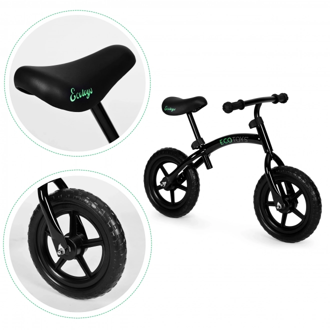 Kinderloopfiets ECOTOYS, zwart