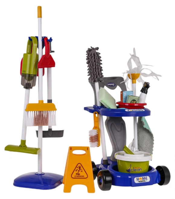 Schoonmaakset op wielen XXL 3-in-1 + accessoires