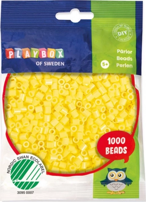Bügelperlen Pastellgelb 1000 Stk.