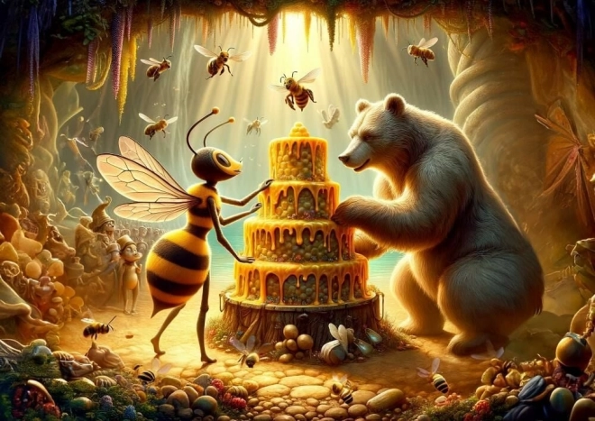 Puzzel Honingtaart – 100 stukjes