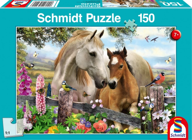 Puzzel Merrie en Veulen 150 Stukken