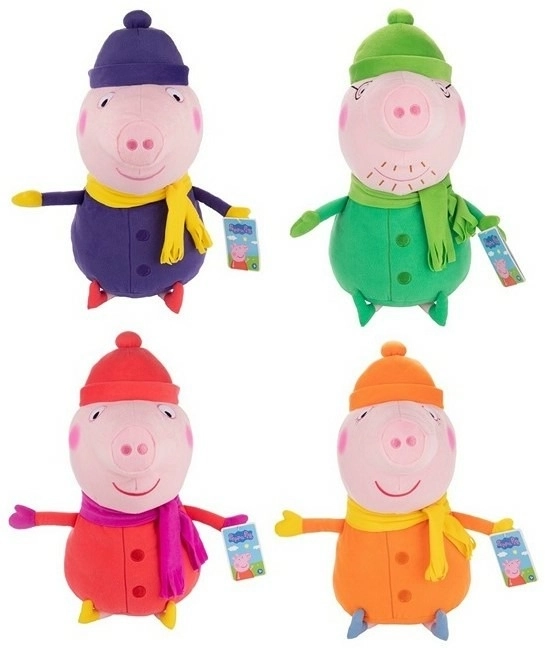 Peppa Pig en tenue d’hiver 50 cm