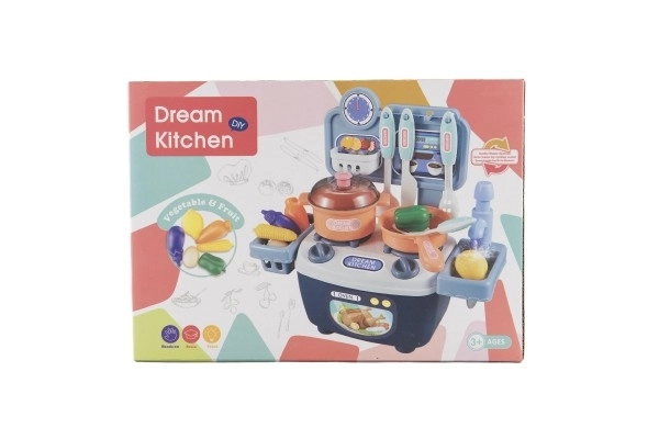 Keukentje met accessoires voor kinderen