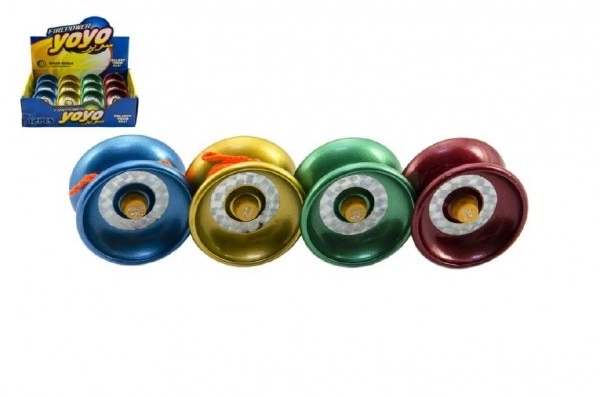 Jojo metaal 6cm assorti mix kleuren in zak 12 stuks in doos