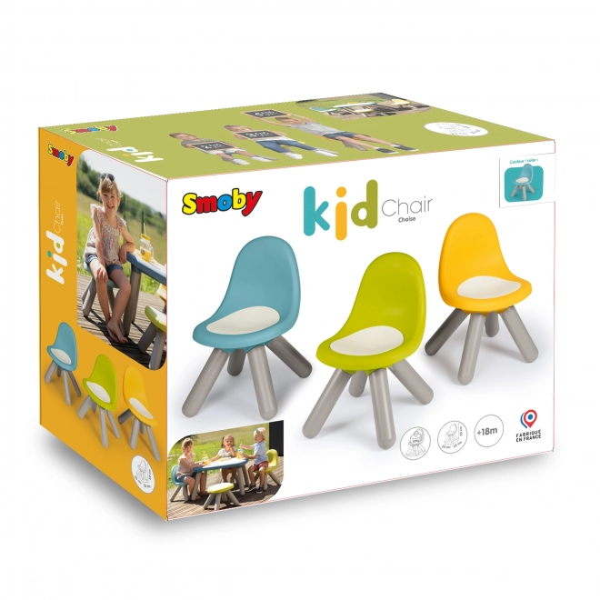 Kinderen stoeltje blauw