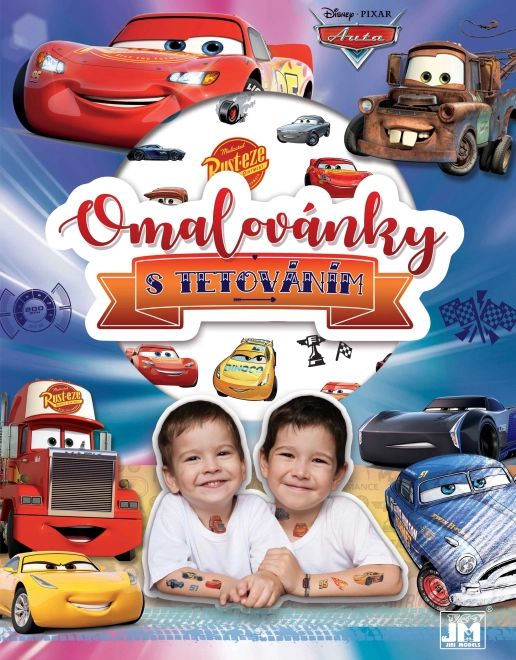 Livre de coloriage avec tatouages CARS – Voitures