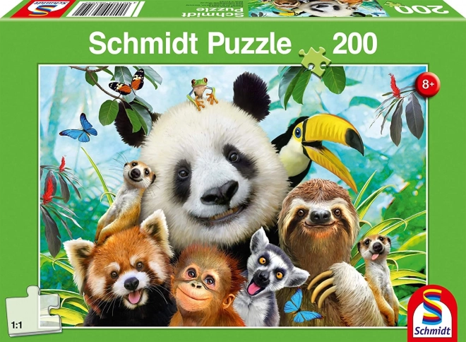 Puzzel dierenplezier 200 stukken
