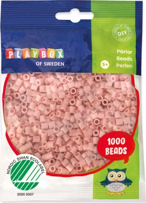 Perles à repasser PLAYBOX – pêche et chair, 1000 pcs