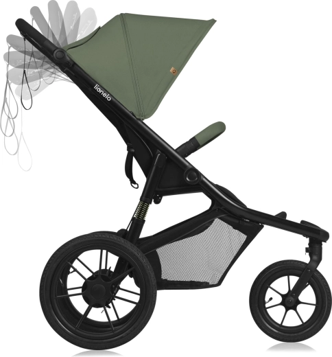 Capote XXL avec UPF50+ et fenêtre magnétique