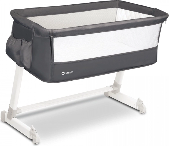 Berceau d’appoint Lionelo Theo gris foncé