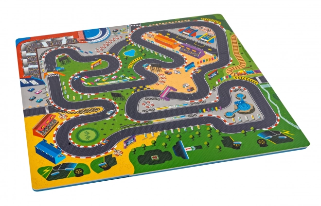 Puzzelmat Rallybaan