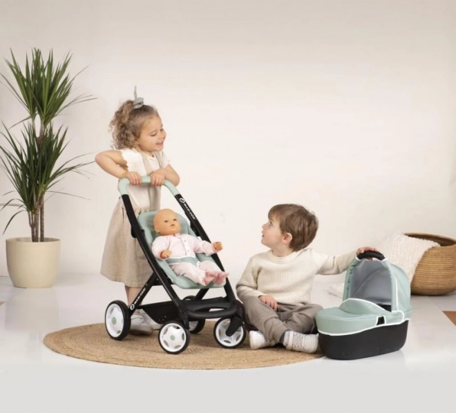 Poussette combinée Maxi Cosi pour poupées vert-gris
