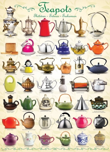 Puzzle EUROGRAPHICS Theepotten 1000 stukjes