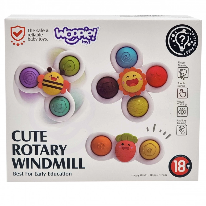 Kinderspeelgoed WOOPIE 3in1 Spinner