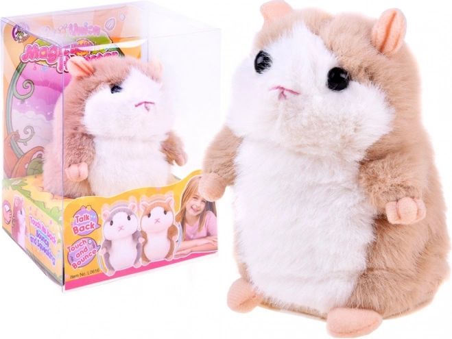 Talking plush hamster interactive – Hamster
