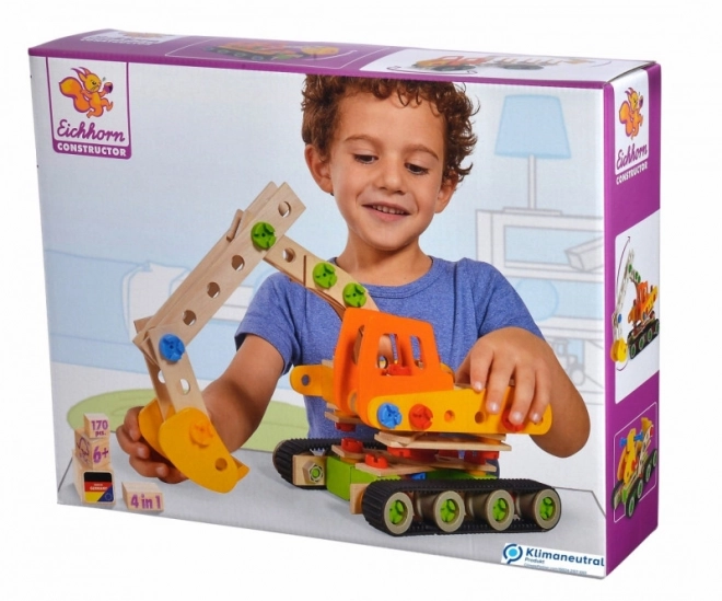 Kit de construction Constructor 4 Pelle - 170 pièces