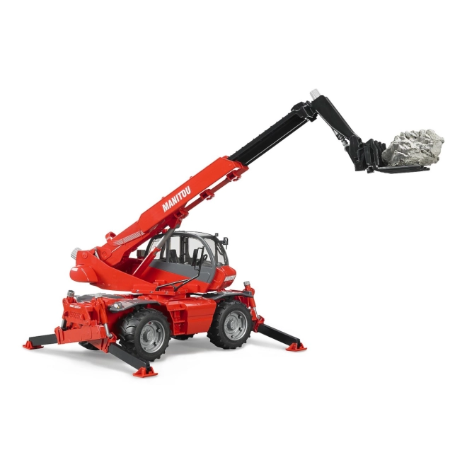 Rotating cab and extendable boom
