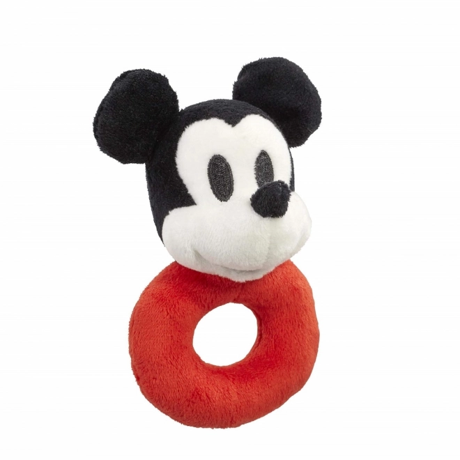 Regenboog Pluchen Rammelaar Mickey Mouse