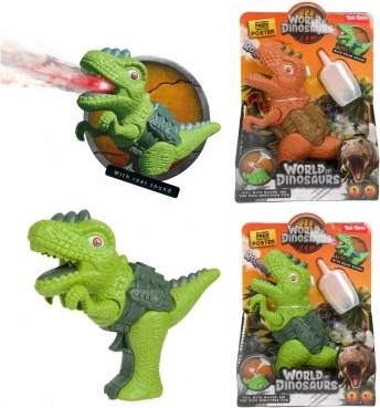 Dinosaurier-Dampfpistole mit Licht und Sound, Kunststoff 13 × 16 cm