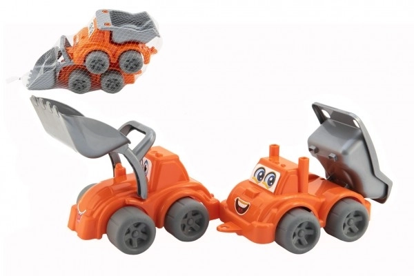 Bouwmachines voor kinderen - set van 2 autootjes