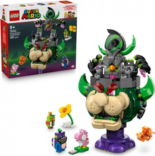 lego super mario prins florian en bowser’s kasteel