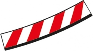 Binnenberm voor overhellende bocht Evolution Digital 132/124