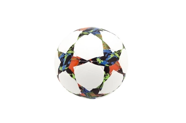 Opgeblazen gestikte stervoetbal 22 cm maat 5