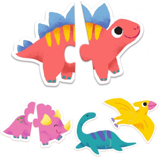Puzzel Duo Dinosauriërs