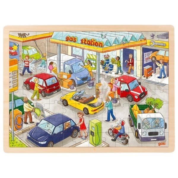 Puzzel Tankstation, 96 stukken