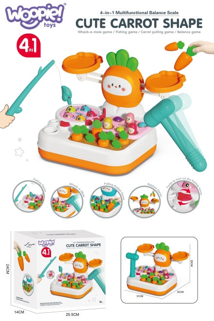 Montessori spel 4-in-1 vissen en andere activiteiten voor kinderen