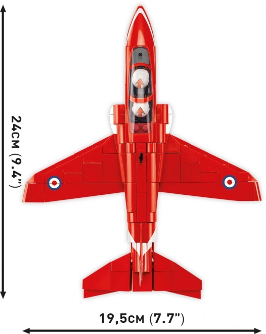 Bausatz BAe Hawk T1 Rote Pfeile 389 Teile