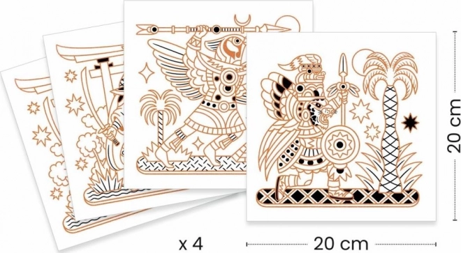 DJECO Sprankelende Kleurplaten - Egypte