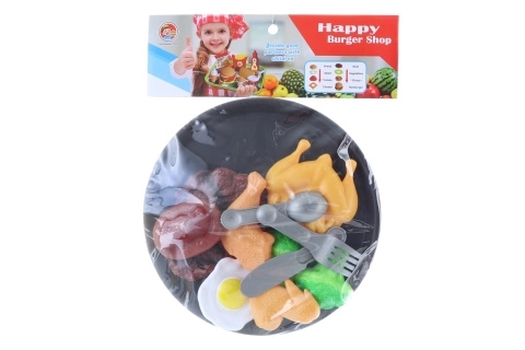 Essenset mit Plastiktablett für Kinder