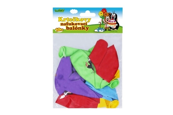 Opblaasbare ballon Krtek 30 cm - 10 stuks