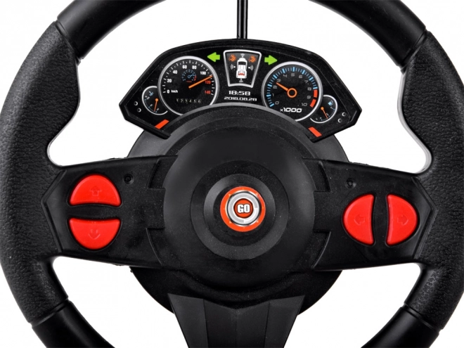 Raceauto met afstandsbediening en accessoires – Rood