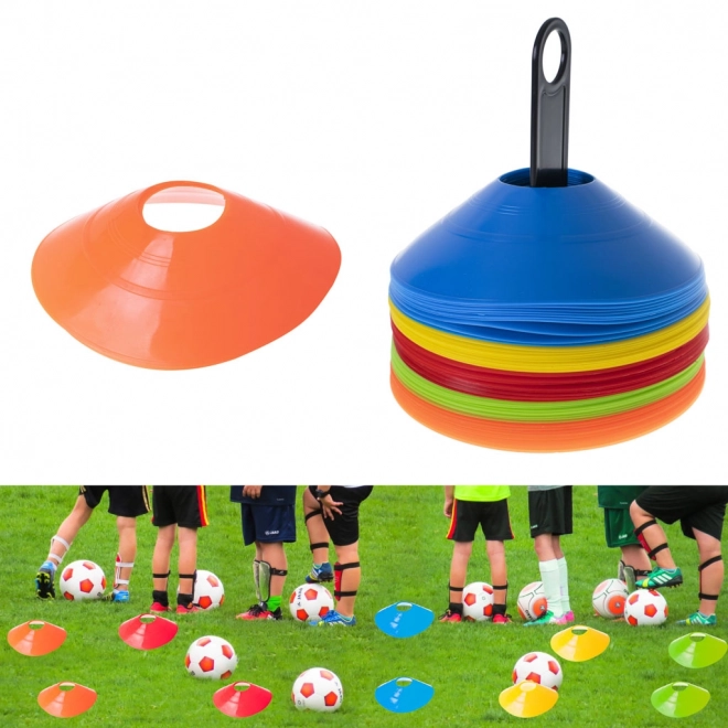 Trainingskegels in net - 50 stuks