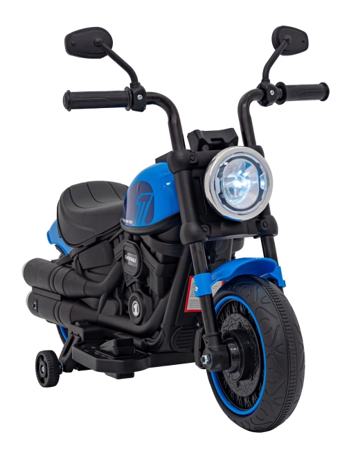 Motorrad Chopper FASTER – Blau