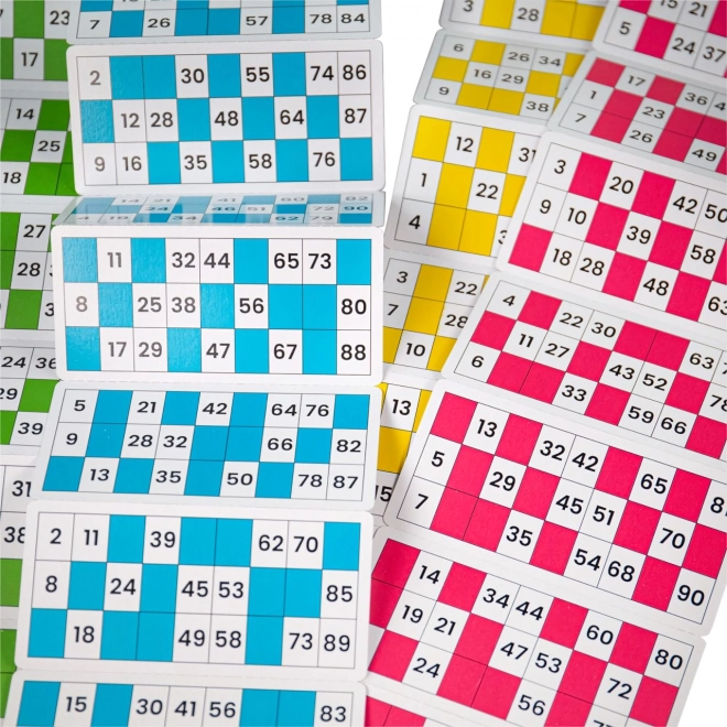 Cartes de jeu colorées