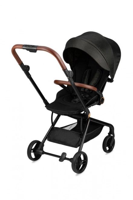 Sportieve kinderwagen MoMi ADELLE zwart goud 2023