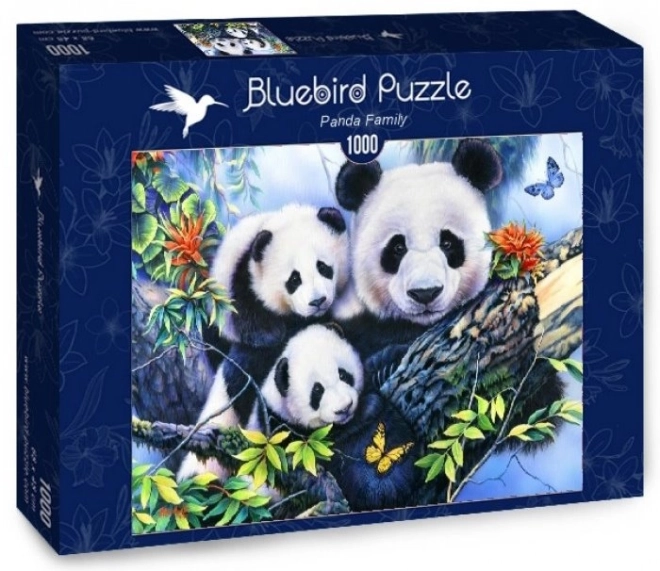 Puzzel Pandafamilie 1000 stukjes