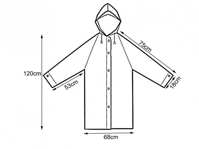 Regenponcho met capuchon