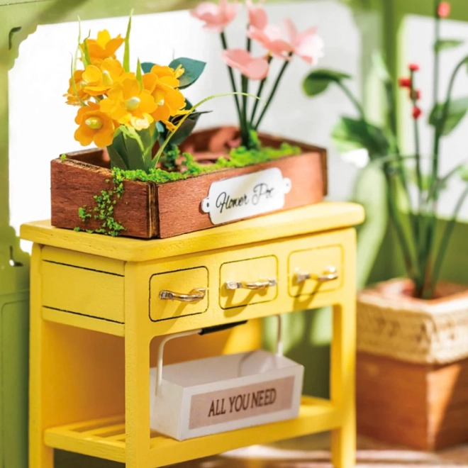Lentebloemen - Doe-het-zelf Miniatuur Poppenhuis