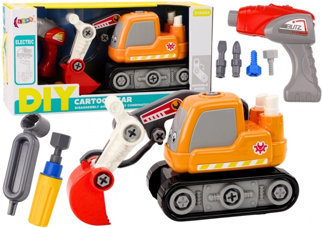 Opvouwbaar kinderwiellader in oranje